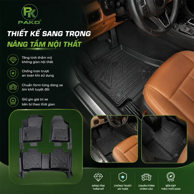 Thiết kế sang trọng – Nâng tầm không gian nội thất ô tô
