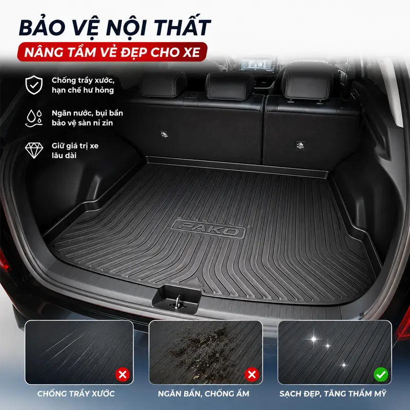 Bảo vệ giá trị nội thất và nâng tầm vẻ đẹp cho chiếc xe