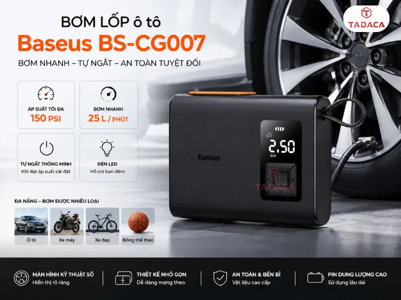 bơm lốp Baseus BS-CG007