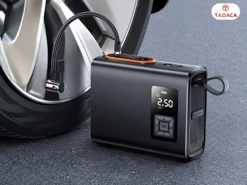 Bơm Lốp Baseus BS-CG007 Cao Cấp Chính Hãng