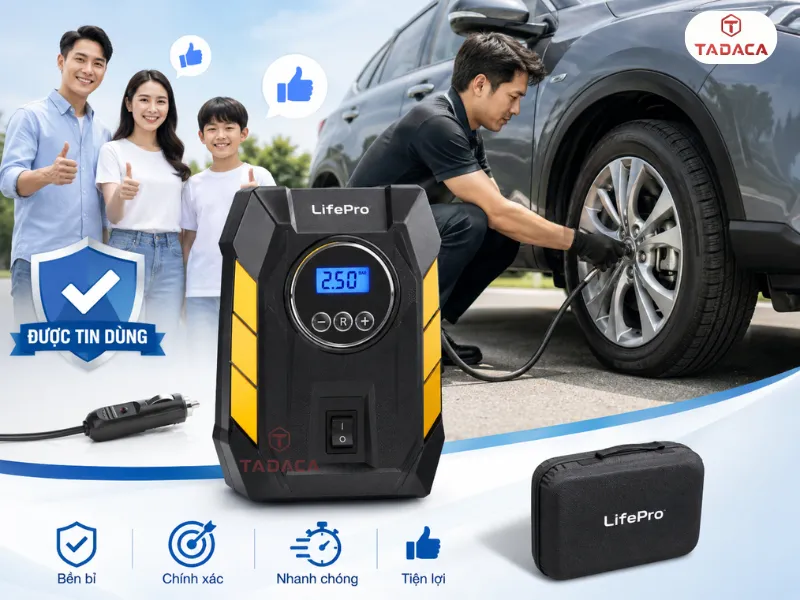 bơm lốp LifePro được nhiều người tin dùng