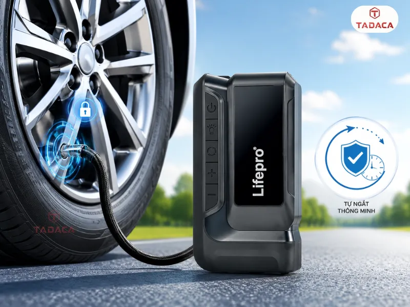 bơm lốp LifePro nhỏ gọn
