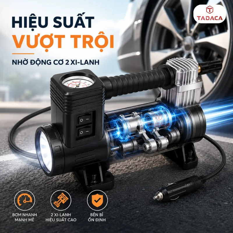 Hiệu suất vượt trội nhờ động cơ 2 xi-lanh