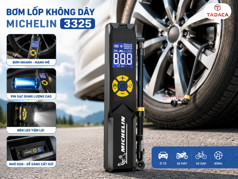 Bơm Lốp Không Dây Michelin 3325