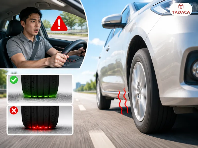 bơm lốp căng làm thay đổi cảm giác lái