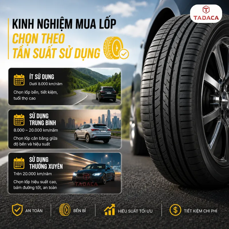 Chọn Bơm Lốp Steelmate Theo Tần Suất Sử Dụng