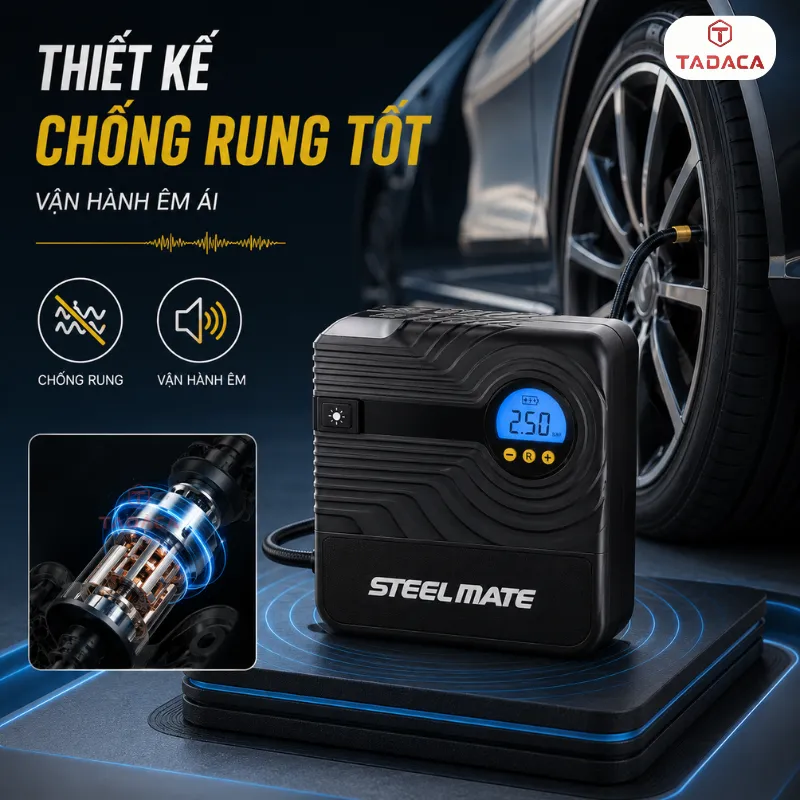 Thiết kế chống rung tốt, vận hành êm ái