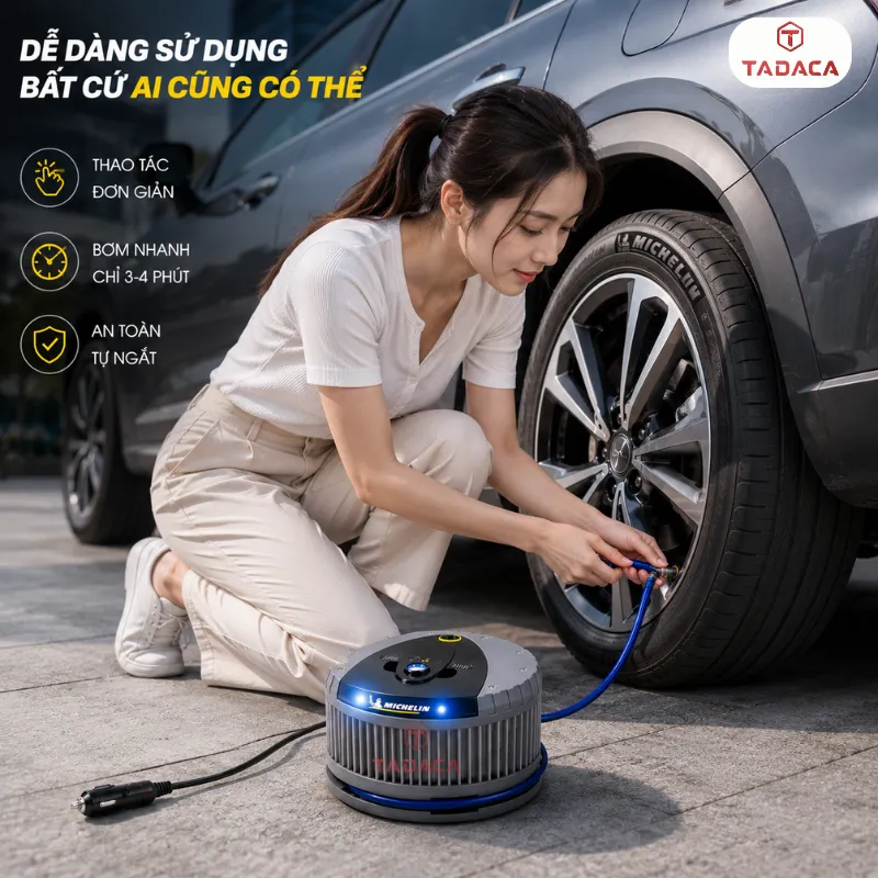 bơm michelin 12260 chính hãng