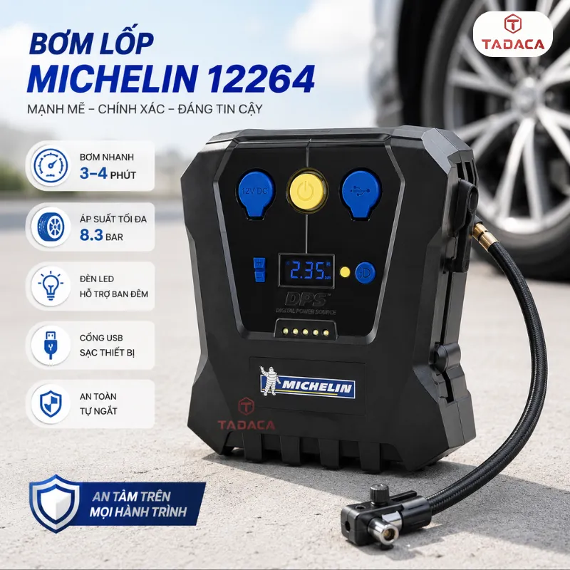 bơm michelin 12264 chính hãng