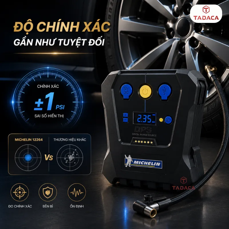 bơm michelin 12264 chính xác 100%