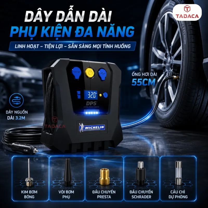 Hệ thống dây dẫn dài và phụ kiện đa năng