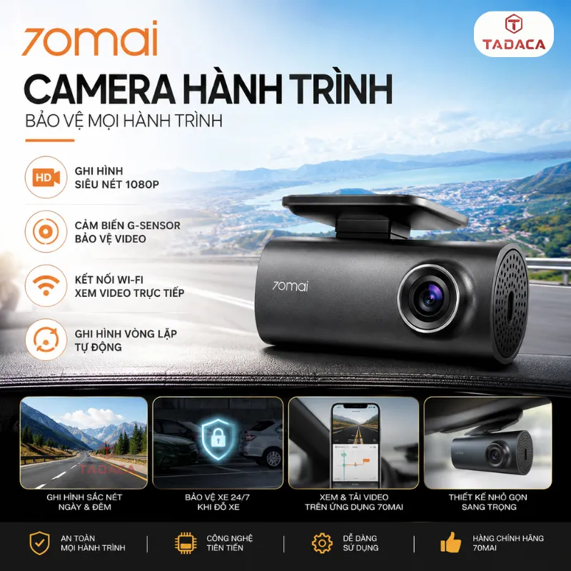 camera hành trình ô tô 70Mai