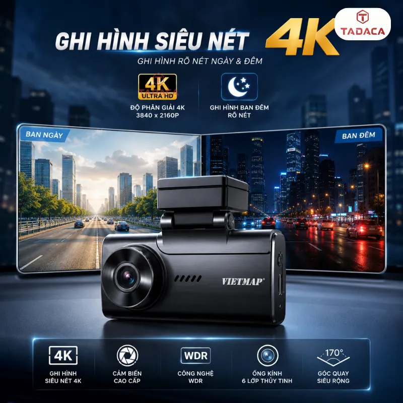 Ghi hình sắc nét với nhiều chế độ phân giải