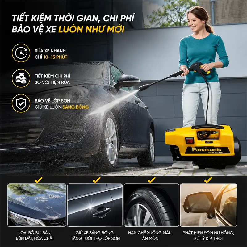 Thiết kế chắc chắn, dễ sử dụng và thuận tiện khi di chuyển