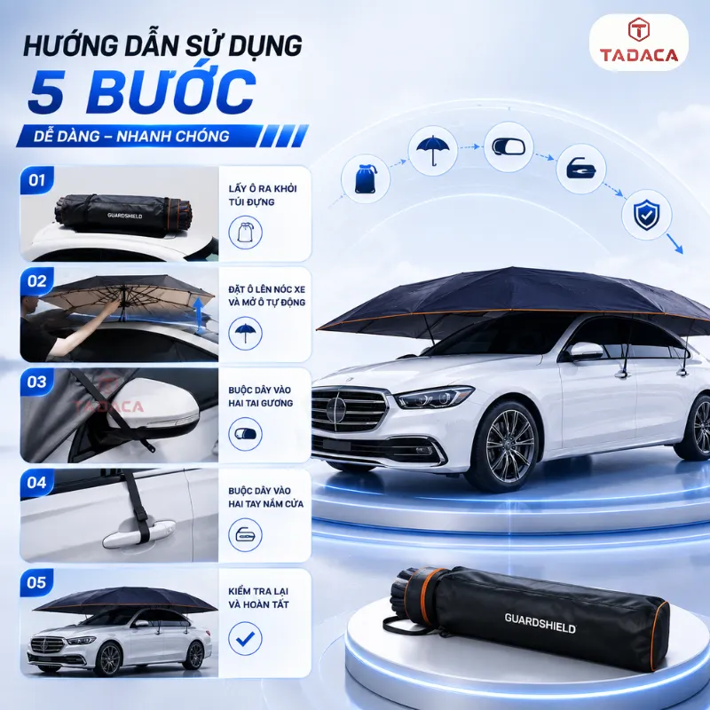 Hướng Dẫn Sử Dụng Ô Che Ô Tô Cao Cấp Dễ Dàng