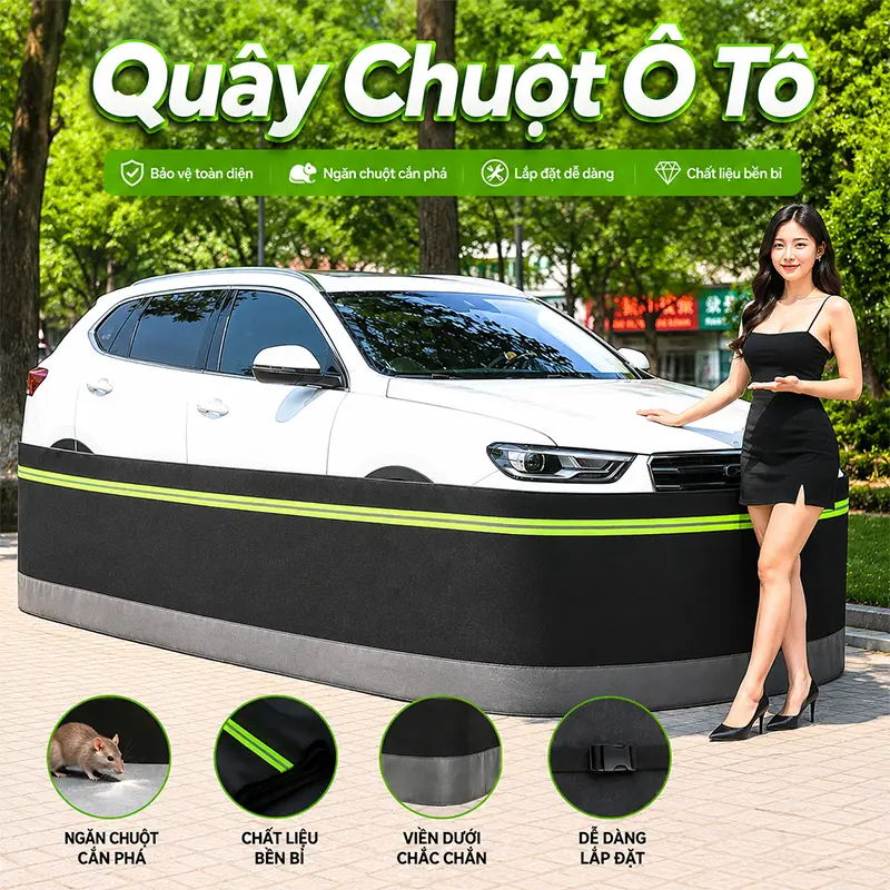 Tấm quây chống chuột ô tô