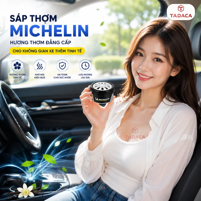 sáp thơm ô tô Michelin chính hãng