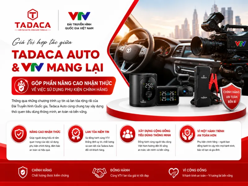 Giá trị hợp tác giữa Tadaca Auto và VTV mang lại