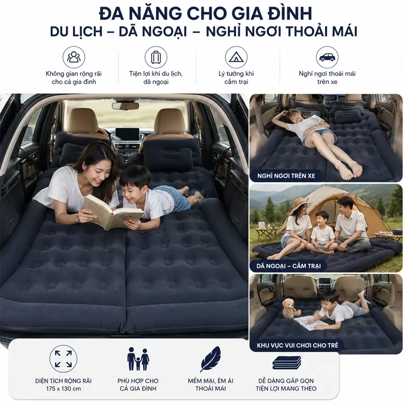 Đa năng cho gia đình, du lịch và dã ngoại
