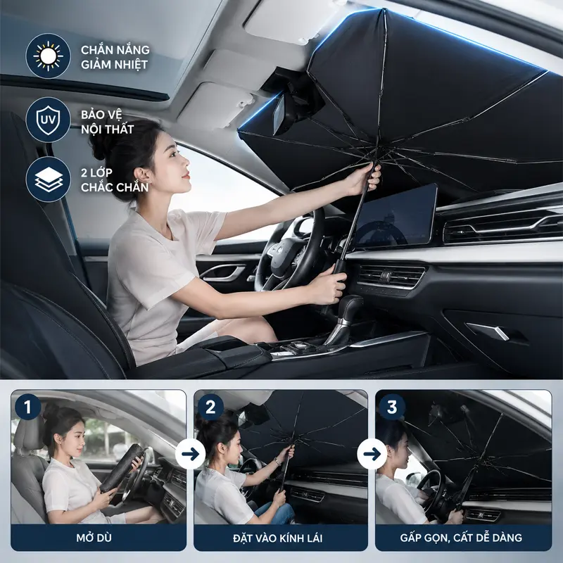 Dễ sử dụng, phù hợp với nhu cầu bảo vệ xe hằng ngày  