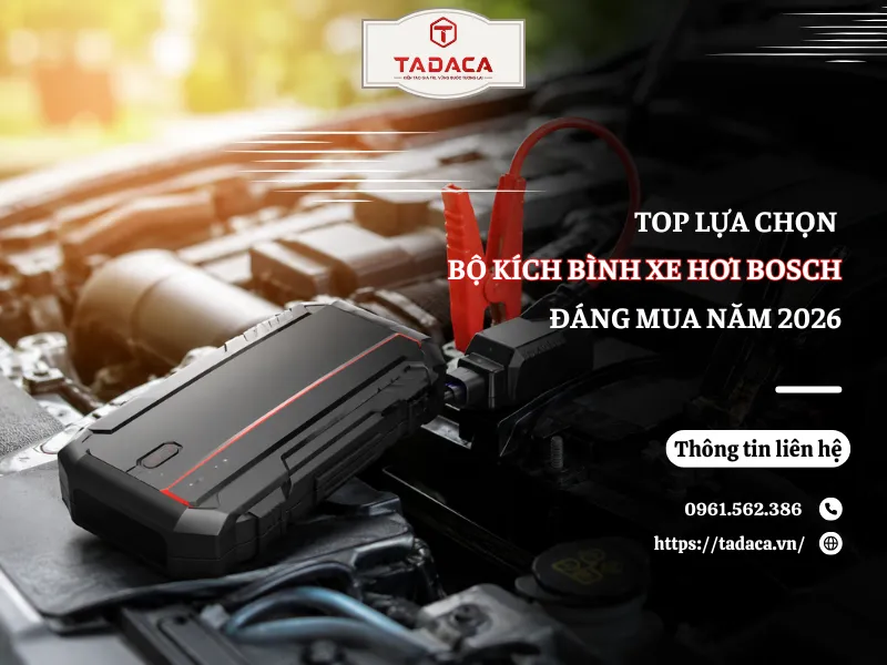 Top Lựa Chọn Bộ Kích Bình Xe Hơi Bosch Đáng Mua Năm 2026