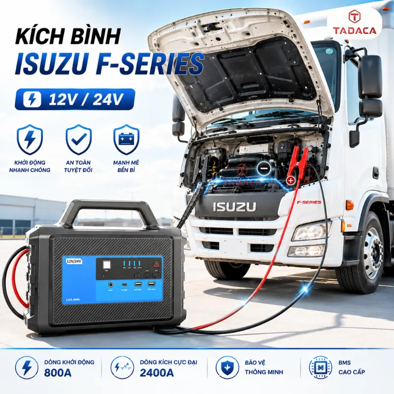 Khả Năng Kích Bình 24V Cho Xe Tải Hạng Trung Và Hạng Nặng