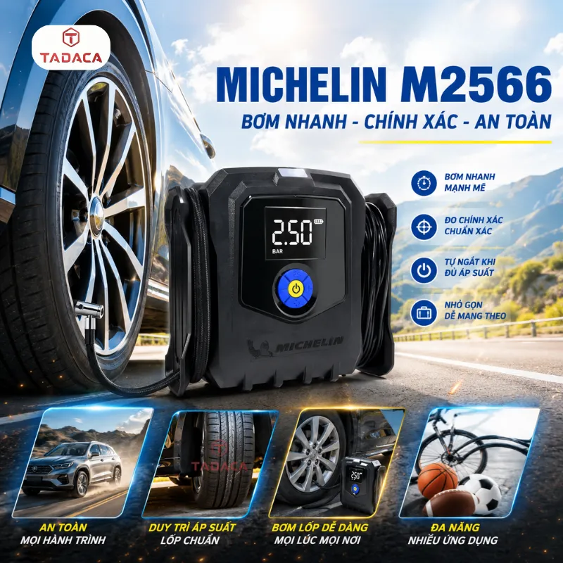 Bơm lốp Michelin M2566 đa năng