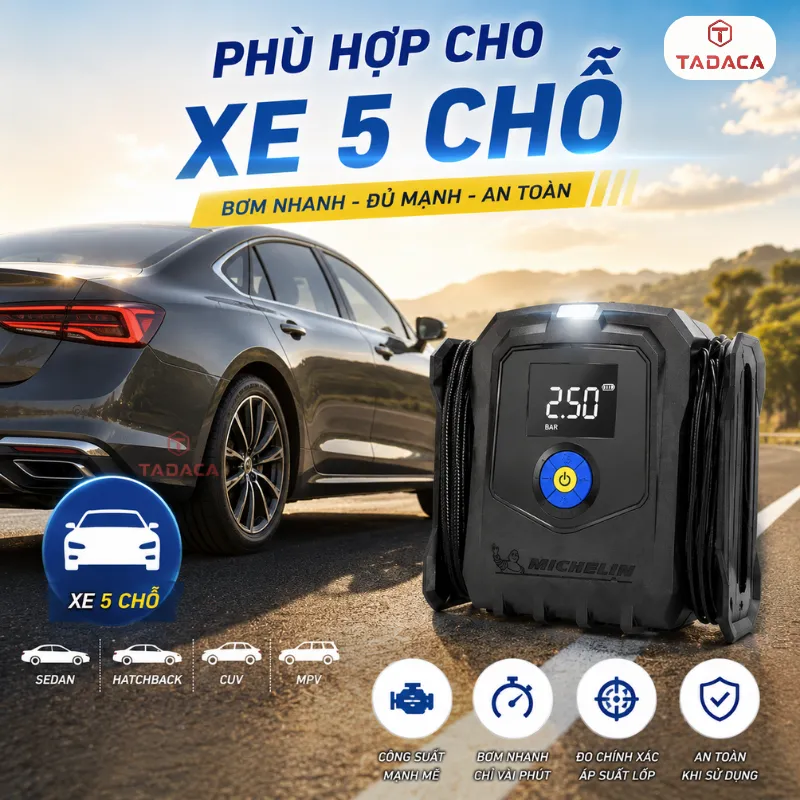 Đối tượng nào phù hợp sử dụng bơm lốp Michelin M2566?