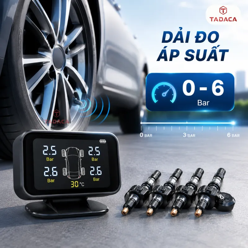 Dải đo áp suất lốp van trong
