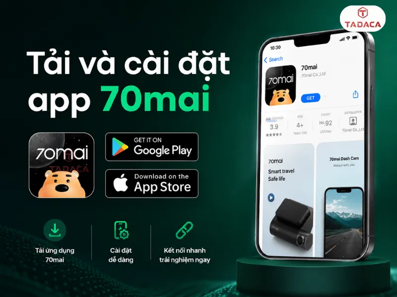 Tải và cài đặt app 70mai