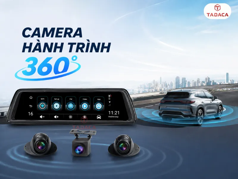 Camera hành trình 360 độ là gì