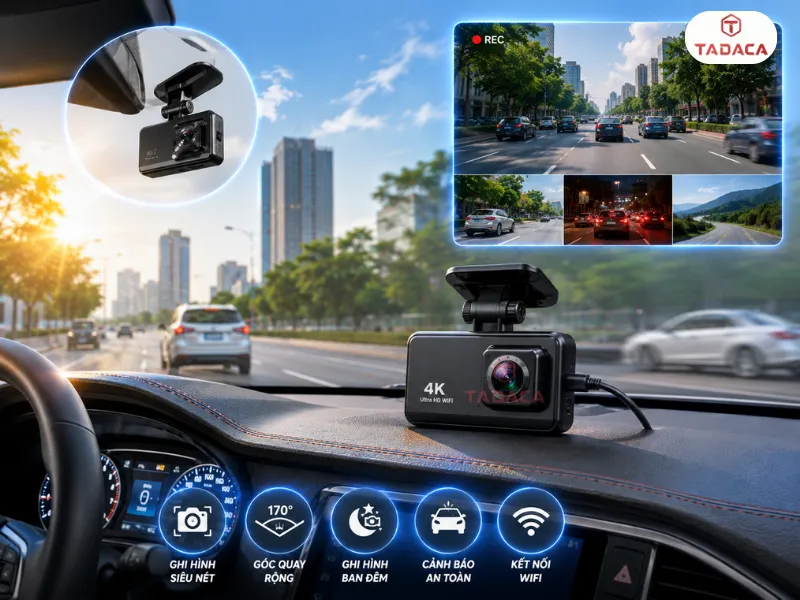 camera hành trình để taplo được ưa chuộng