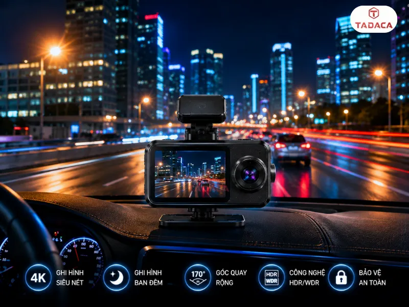 camera hành trình để taplo mới nhất 2026