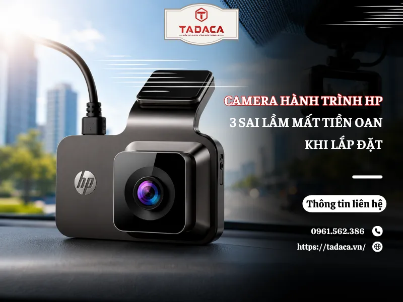 Camera Hành Trình HP: 3 Sai Lầm Mất Tiền Oan Khi Lắp Đặt