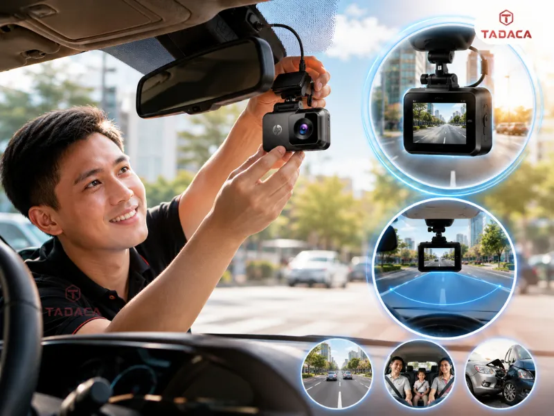Lý do lắp camera hành trình HP đúng kỹ thuật