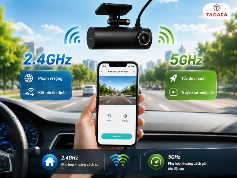 Băng tần Wi-Fi hỗ trợ (2.4GHz hay 5GHz)