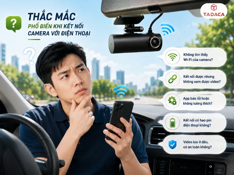 Giải đáp những thắc mắc phổ biến khi kết nối camera với điện thoại
