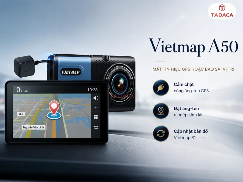Camera A50 Vietmap không nhận thẻ nhớ