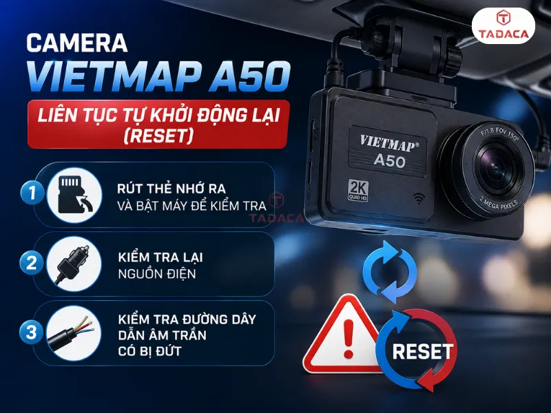 Thiết bị liên tục tự khởi động lại (Reset)