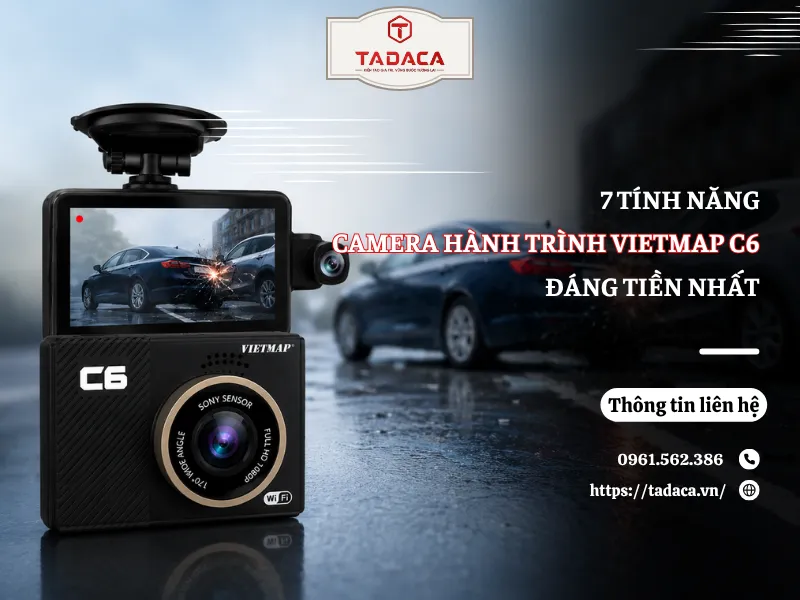 7 Tính Năng Đáng Tiền Trên Camera Hành Trình Vietmap C6