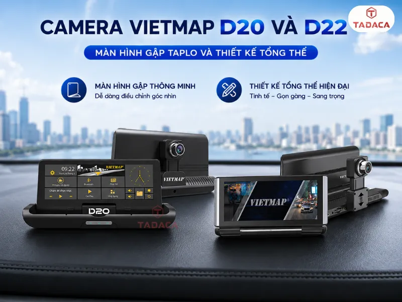 Màn hình gập Taplo và thiết kế tổng thể