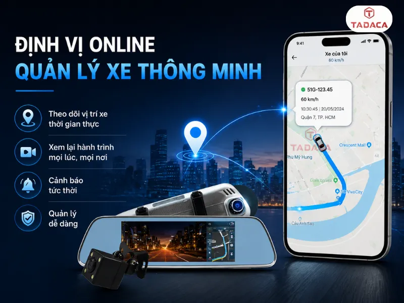 Định vị online, quản lý xe thông minh