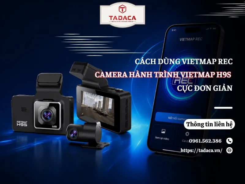 Cách Dùng Vietmap Rec Với Camera Hành Trình Vietmap H9S
