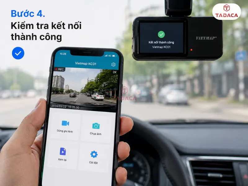 Mở ứng dụng VIETMAP REC
