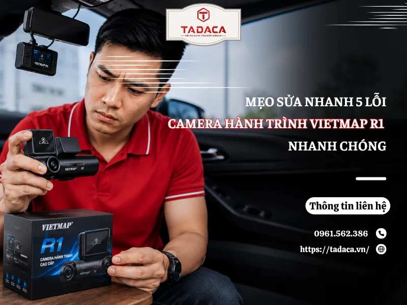 Mẹo Sửa Nhanh 5 Lỗi Trên Camera Hành Trình Vietmap R1