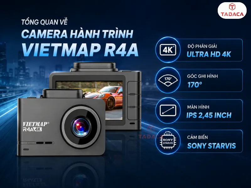 Tổng quan về camera hành trình Vietmap R4A