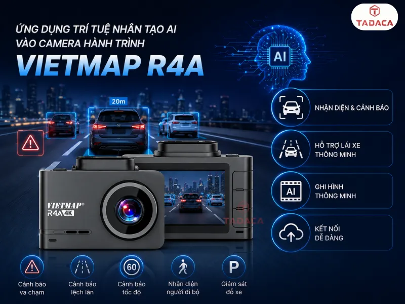 Xu hướng ứng dụng trí tuệ nhân tạo AI vào camera hành trình