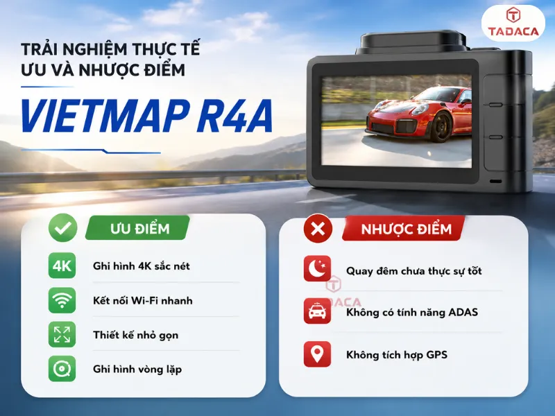 Trải nghiệm thực tế ưu và nhược điểm của Vietmap R4A
