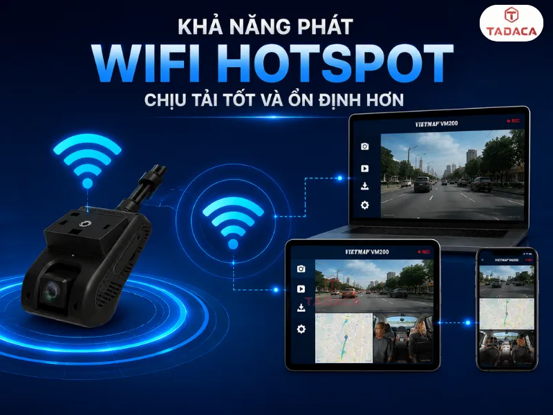 Khả năng phát WiFi Hotspot chịu tải tốt và ổn định hơn
