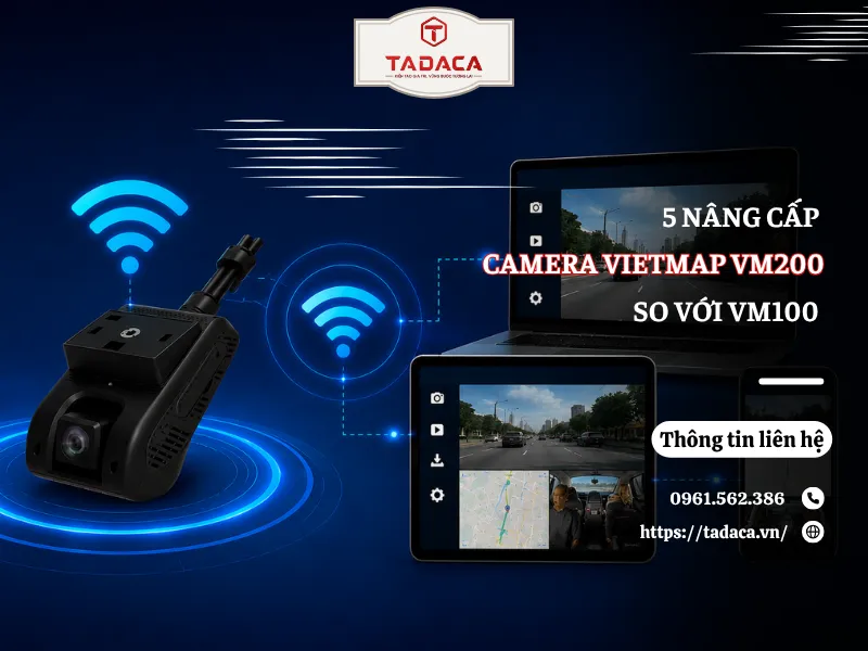 5 Nâng Cấp Camera Hành Trình Vietmap VM200 So Với VM100